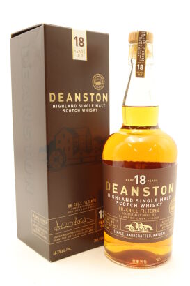 (1) Deanston 18 year Old Highland Single Malt Scotch Whisky, 46.3% ABV