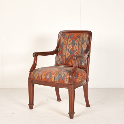 A Regency Style Mahogany Armchair