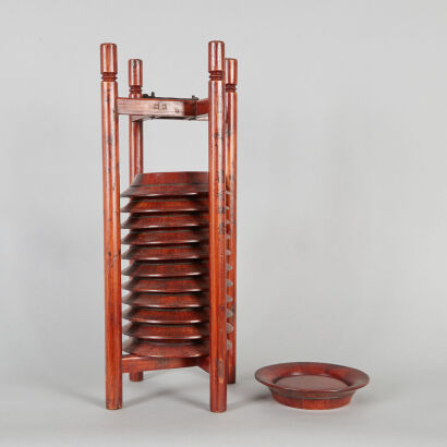 A Aet of Early 20th Century Chinese Wood Stands, Republican period