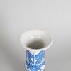A Chinese Qing-Dynasty KangXi Period Blue and White Beaker Vase (Gu) - 2