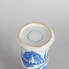A Chinese Qing-Dynasty KangXi Period Blue and White Beaker Vase (Gu) - 3