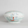 A Chinese Famille Rose 'Eight Immortals' Box (Qianlong Nian Zhi Mark)