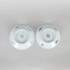 A Pair of Chinese Mid Qing-Dynasty Blue and White 'Bamboo and Rock' Dishes (Da Qing Qianlong Nian Zhi Mark) - 3