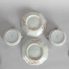 Two Chinese Qing-Dynasty Famille Rose Dishes & Two Small Blue and White Lidded Bowls - 3