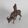 A Chinese 19 Century Qing-Dynasty Bronze Figure of Boy and Buffalo - 2