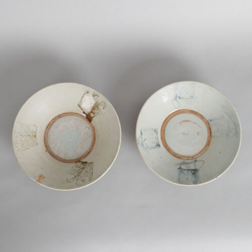 Two Chinese Ming-Dynasty Blue and White Dishes