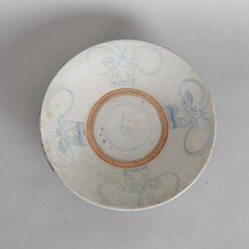 A Chinese Ming-Dynasty Blue and White Dish
