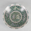 A Large Chinese Early to Mid 20th Century Black-Ground Famille-Noire 'Dragon' Charger (Blue-Enamelled Kangxi Yu Zhi Mark) - 2