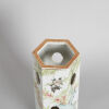 A Chinese Qing-Dynasty Famille Verte 'Floral and Bird' Hexagonal Vase - 2