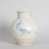 A Korean 18th Century Blue and White 'Fish' Jar - 2