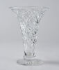 A Splayed Crystal Vase