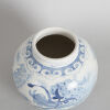 A Korean 19th Century Blue and White 'Dragon' Jar - 2