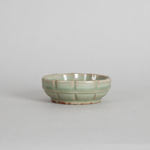 A Chinese Ming-Dynasty Celadon Lobed Washer