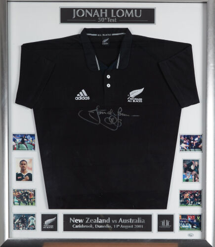 A 2001 Jonah Lomu Signed Shirt