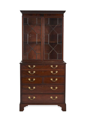 A Georgian Secrétaire Bookcase