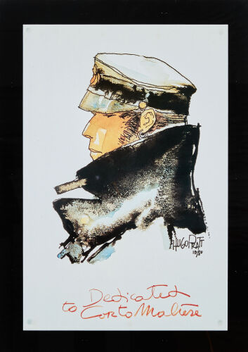 HUGO PRATT Dedication to Corto Maltese