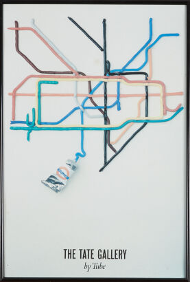 The Tate Gallery by Tube' Poster