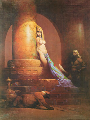 FRANK FRAZETTA Egyptian Queen