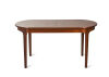 A Nathan Furniture Extendable Teak Oval Dining Table