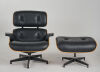 A Charles and Ray Eames Lounge Chair and Ottoman - 3