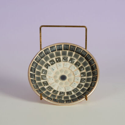 A Small John Crichton Mosaic Bowl