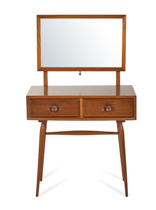 A Mid-Century Dressing Table and Mirror