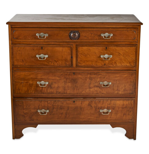 A New Zealand Timbers Colonial Chest of Drawers