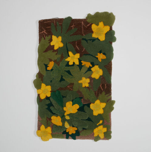 A Hanna Wiik-Rosenqvist Hand-Tufted Wall-Hanging