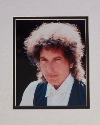 A Signed Photograph of Bob Dylan