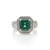 18ct White Gold, Important Emerald Ring