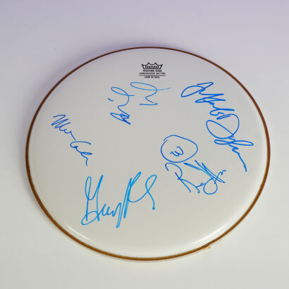 A Signed Drumhead by the Wallflowers