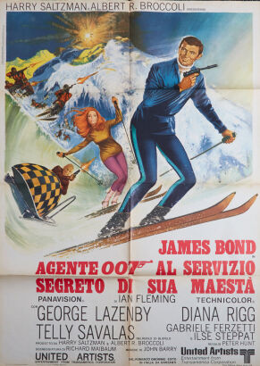 A 'On Her Majesty's Secret Service' James Bond Poster