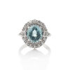 18ct White Gold Paraiba Tourmaline Ring