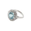 18ct White Gold Paraiba Tourmaline Ring - 2