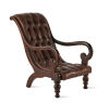 An Elegant Regency Library Chair