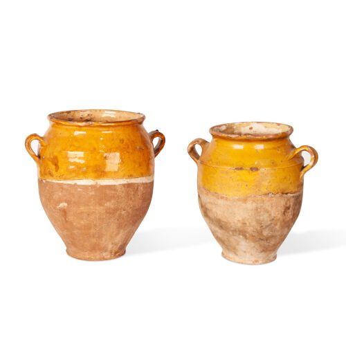 Two French Confit Pots