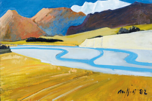 TREVOR MOFFITT Rakaia River Series No 9