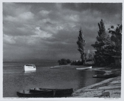 GEORGE CHANCE Evening Light, Lake Taupo