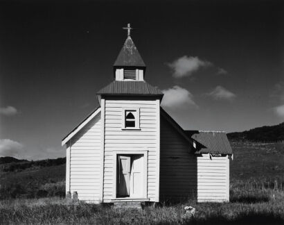 LAURENCE ABERHART Disused Anglican Church, Pawarenga, Whangape Harbour, Northland 10 May 1982