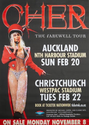 A Cher 'The Farewell Tour' Poster