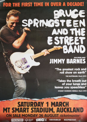 A 'Bruce Springsteen and the E Street Band' Tour Poster