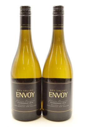 (2) 2015 Spy Valley Envoy Johnson Vineyard Chardonnay, Marlborough