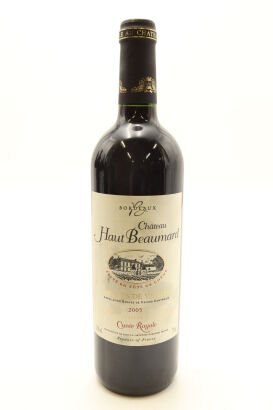 (1) 2005 Chateau Haut Beaumard, Graves de Vayres