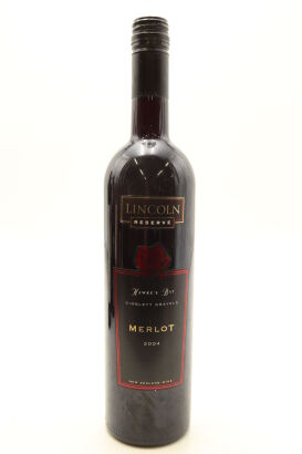 (1) 2004 Lincoln Reserve Merlot, Hawke's Bay