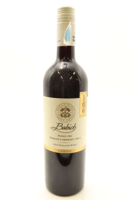 (1) 2014 Babich Wines Merlot - Cabernet, Gimblett Gravels