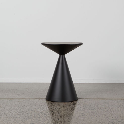 A Black Conical Side Table