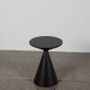 A Black Conical Side Table - 2