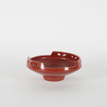 A Rust Red Glazed Pottery Bowl¬†