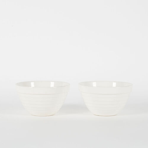 A Set Of Two Crown Lynn Beehive Bowls