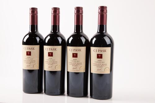 (4) 2004 CJ Pask Gimblett Road Cabernet Merlot Malbec, Hawkes Bay